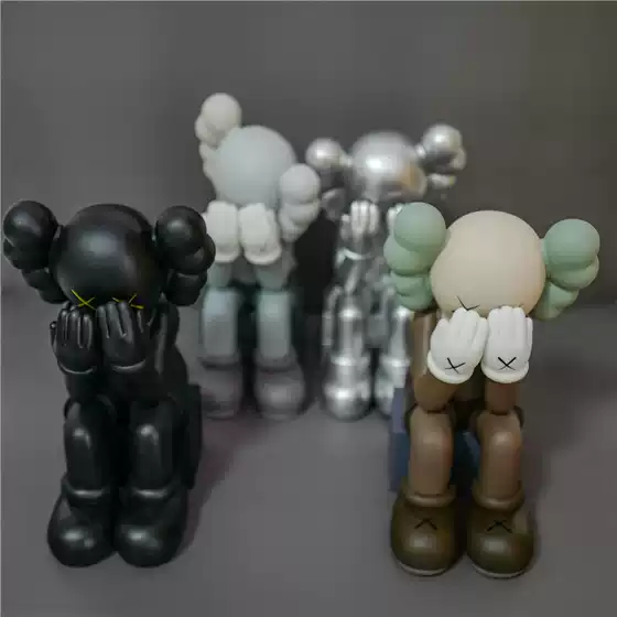 KAWS Taipei Limited Edition Seated Figure New Collectible Action Figure Toy Plastic Ornament