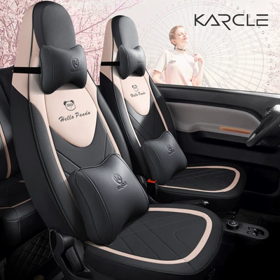 Hongguang minievGB seat cover: Seat cushion, seat cover - 20-23-sandwich-black-peach-powder-zhenxuan-edition-55-points-in-the-rear-row