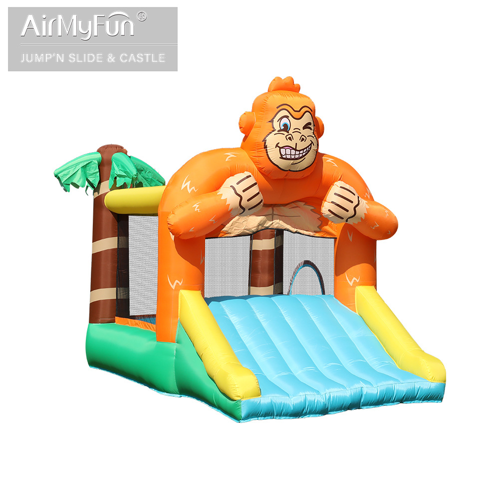 AMF inflatable castillo infantil inflatable casero cama trampolín interior y exterior castillo infantil casero inflatable tobogan