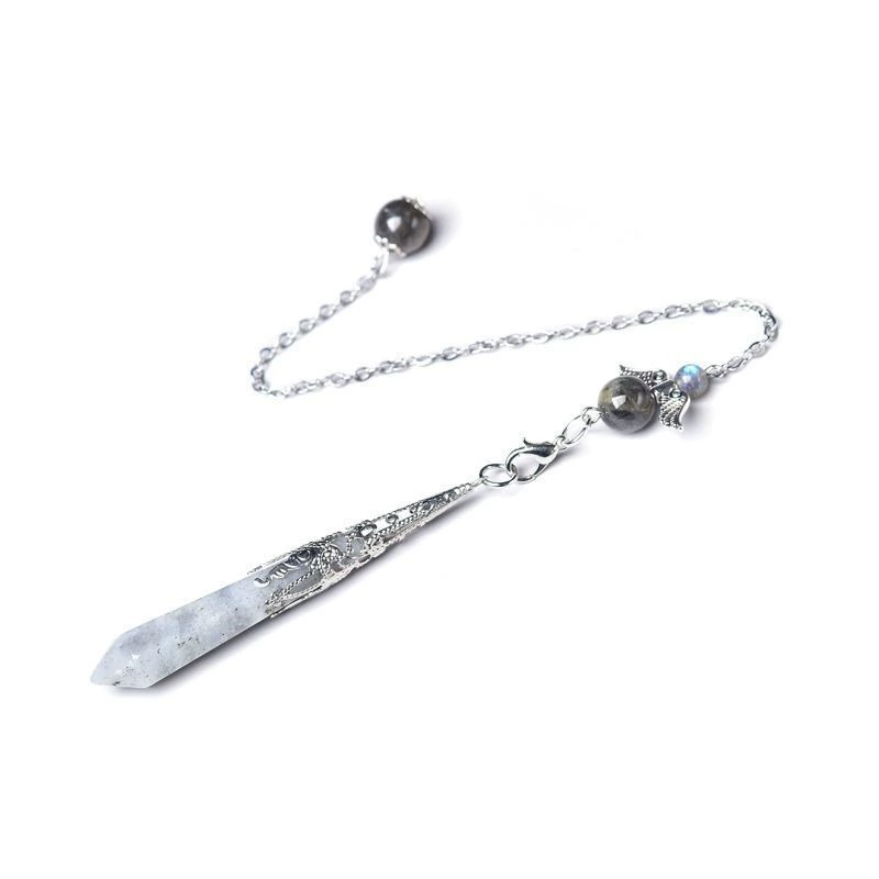 Hexagonal organic crystal pendant, accessory, Birthday gift
