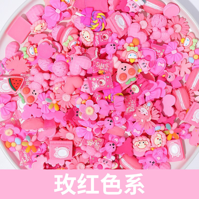 漫画ミックス樹脂クリームゴムdiy材料手作りアクセサリー携帯ケース装飾ヘアピンヘアアクセサリー|undefined