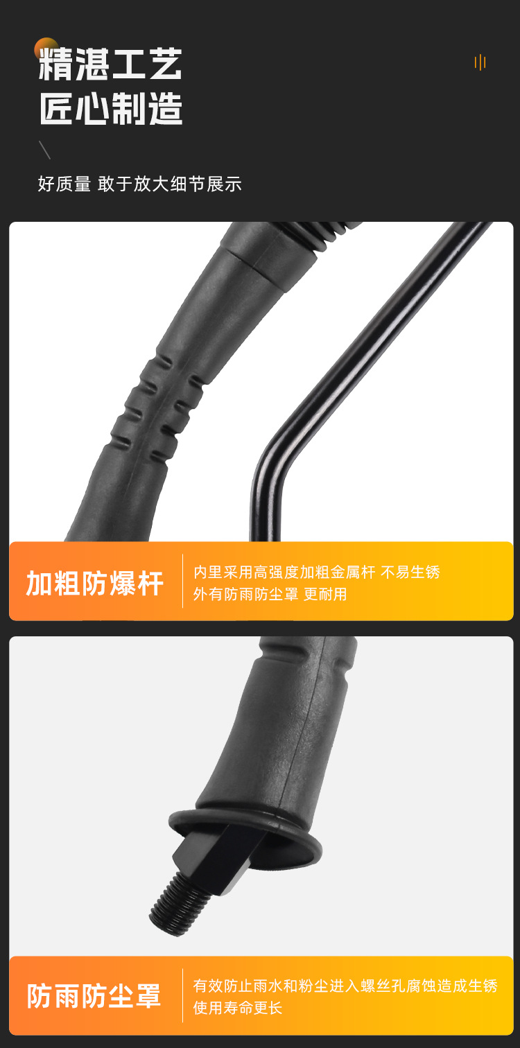 Xiyun HJ110-2/2A/2C/2D Rear View Mirror Convex Mirror Rear View Mirror Fits Haojue Curved Beam Motorcycle