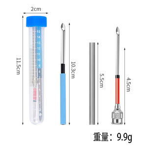 Herramienta de bordado con agujas intercambiables para punteado y estampado de flores