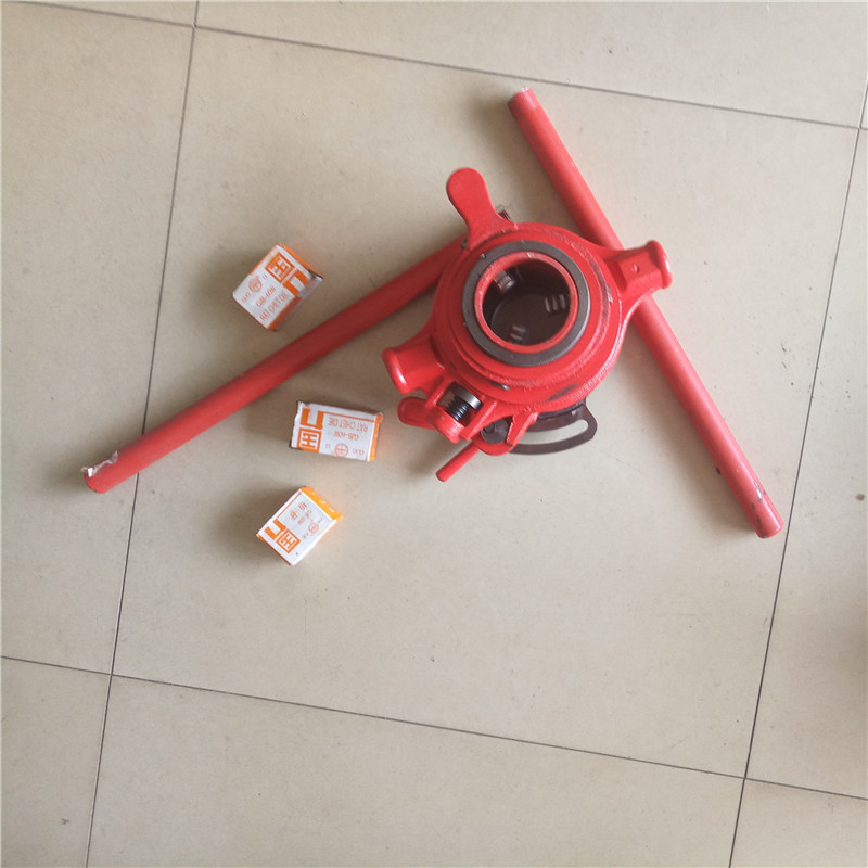 114型水暖工维修绞板 铰螺纹手动套丝机 4分-2寸手动套丝机