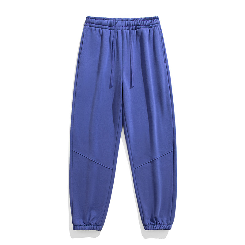 2023 otoño e invierno nuevo 350g Terry sweatpants hombres y mujeres mismo engrosado cómodo deportes casual moda elástico boca