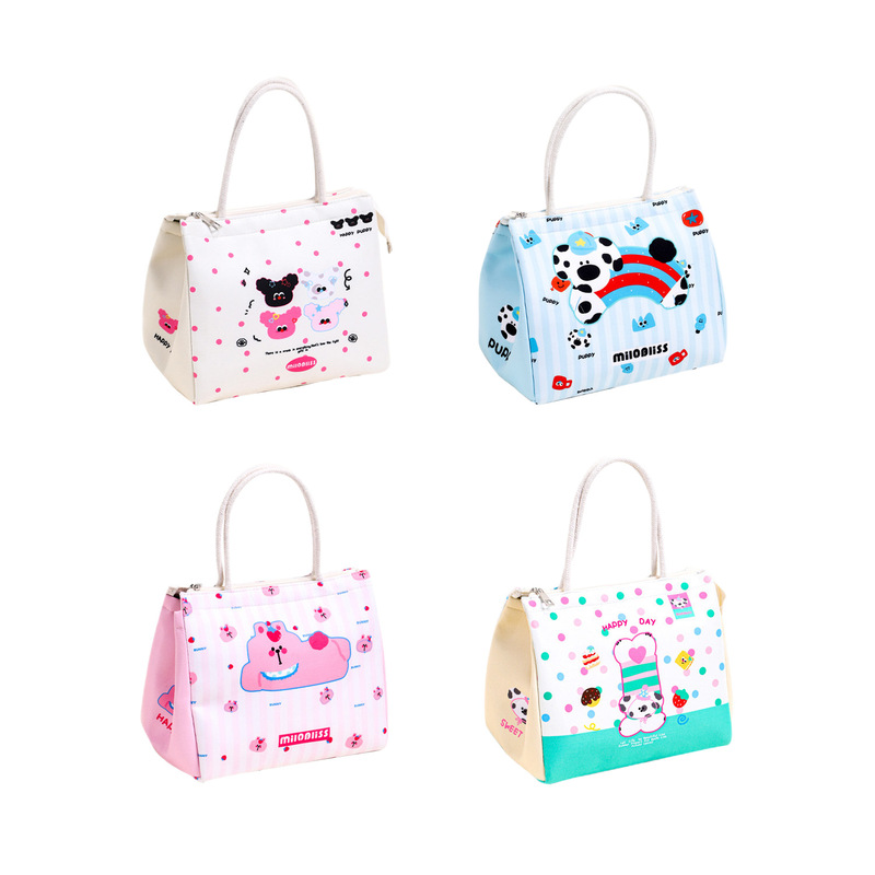 新商品アニメかわいい弁当箱ハンドバッグ野炊飯弁当バッグ大容量収納袋お土産袋バッグ|undefined