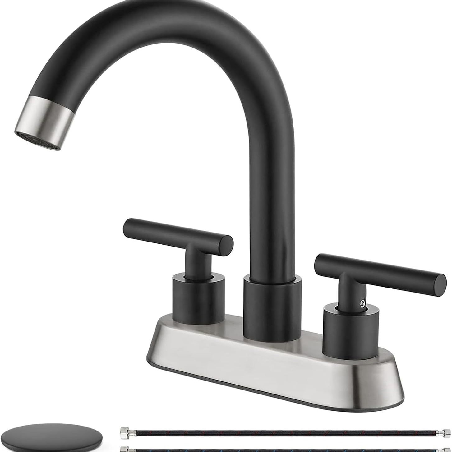 Acero inoxidable transfronterizo doble agujero lavabos lava