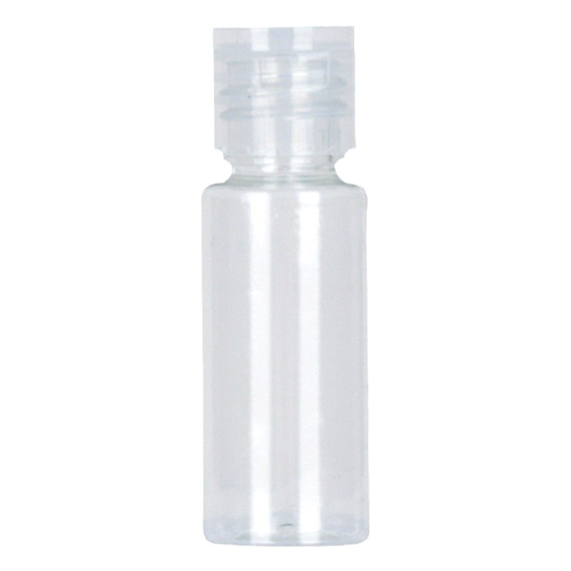 10 20 30 50 100ml ml botella de plástico PET botella transparente cubierta de mariposa botella de tapa cosmética botella de solapa