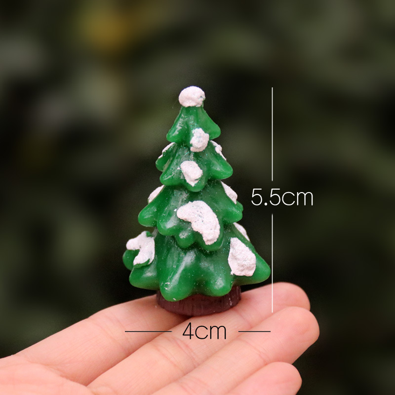 2022新品サンタクロース雪だるまヘラジカクリスマスツリー模型フィギュア人形デスクトップ微景観小物|undefined