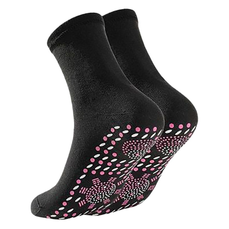 Calcetines Tomalin pies cálidos calcetines de masaje de salud a media pantorrilla calcetines de piso a prueba de frío calefacción hombres y mujeres calcetines fábrica al por mayor