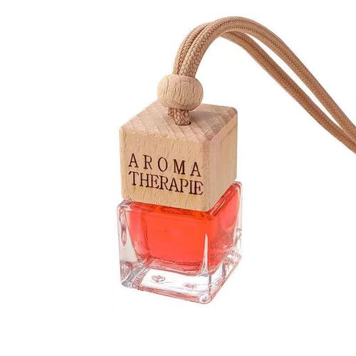 Car Aromatherapy Pendant Car Perfume Essential Oil Car Fragrance Men's and Women's Aromatherapy Glass Hanging Bottle Hanging One Piece Dropshipping