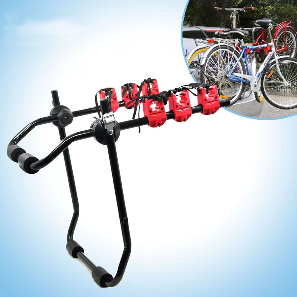 Soporte trasero para bicicleta de coche, portaequipajes plegable para maletero, rack deportivo para transporte de bicicletas