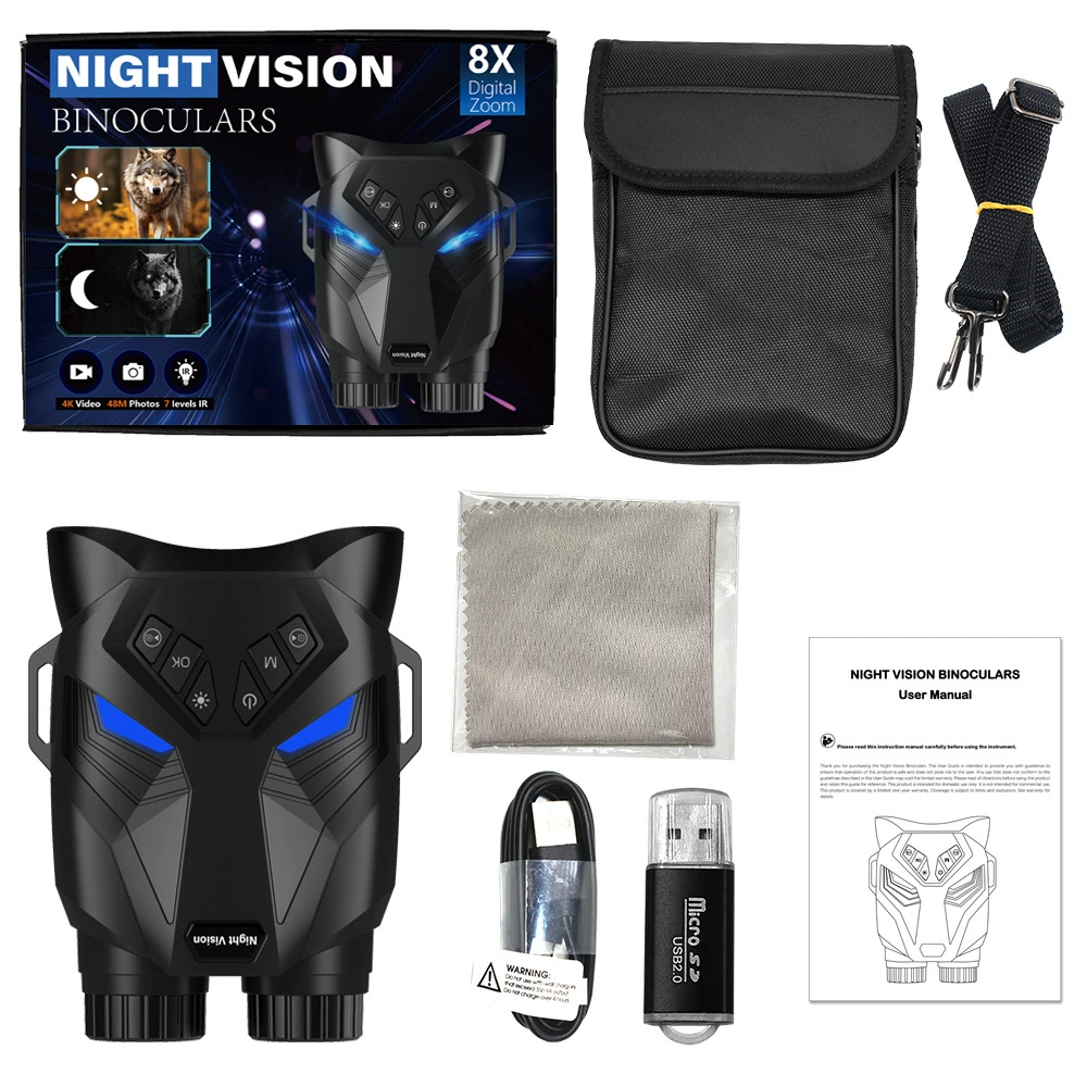 Популярный портативный цифровой телескоп с инфракрасным ночным видением 4K для фото и видео на открытом воздухе, трансграничный продукт