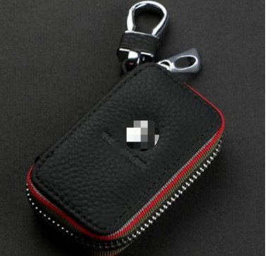Factory direct car key bag fashion litchi pattern key bag car supplies key bag