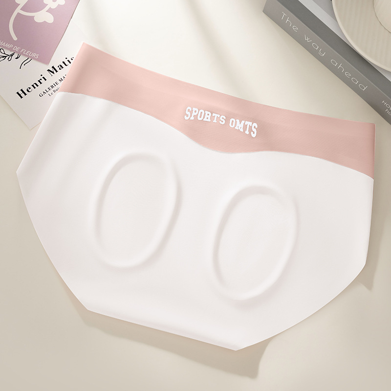 Hielo sin costuras, nalgas de melocotón, ejercicio de yoga, niña invisible sin costuras, calzoncillos antibacterianos de grado 10A, calzoncillos de mujer