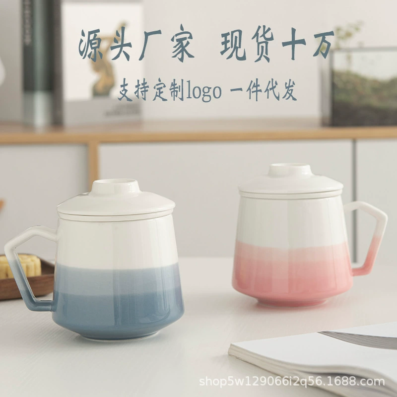 Керамический креативный набор для путешествий, чайная чашка для офиса, подставка для сигарет, подарок на день рождения, на заказ