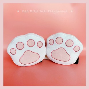 Girl's cartoon cute ski accessories equipment hip pad knee pad drop-resistant protective gear waterproof unisex cat claw knee pad