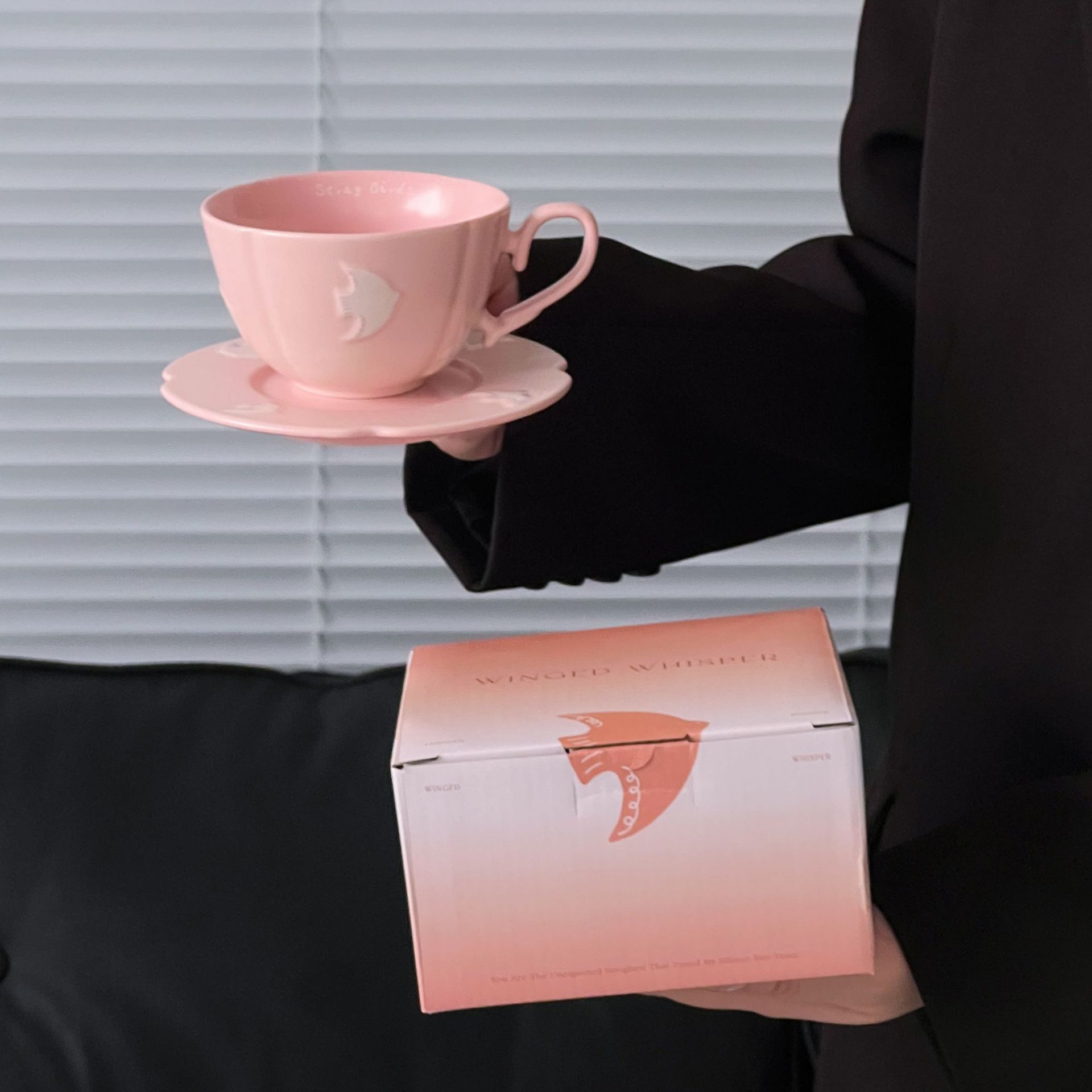 Tazas de café de cerámica finlandesa retro tazas de café europeas modernas tazas de café británicas tazas de té de la tarde tazas de platos franceses un conjunto