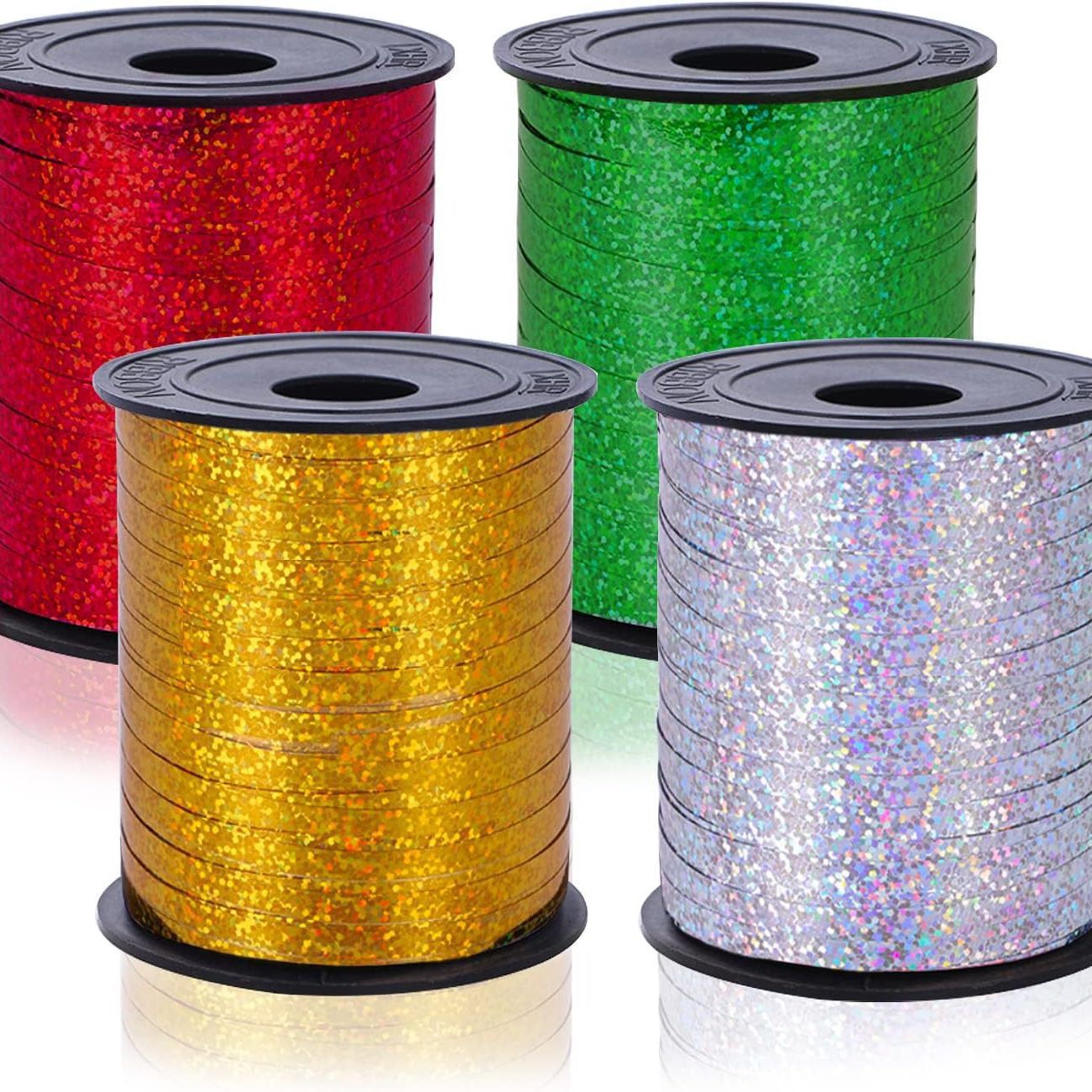 250 yards 0.5cm laser ribbon tie cake gift box balloon tie rope…