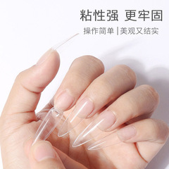 Internet celebrity manicure solid patch adhesive does not flow nail adhesive, strong and long-lasting, does not hurt nails, nail polish glue wholesale