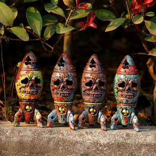 The Skull Bomb cross-border new products Halloween Skull Bomb nuclear warhead ornaments crafts
