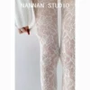 Tights, flowered