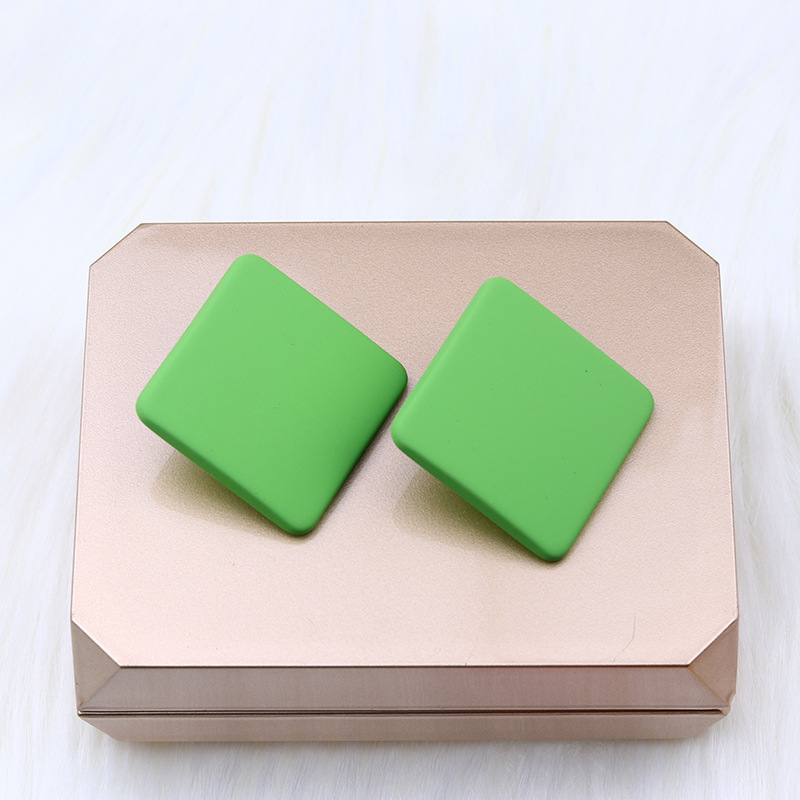 10g Weight Ear Studs Classification 1 Pair Quantity Daily Occasion Acrylic Material Geometric Pattern Women'S Gender Stoving Varnish Design Simple Style Style 1 Pair Simple Style Geometric Stoving Varnish Arylic Ear Studs 5