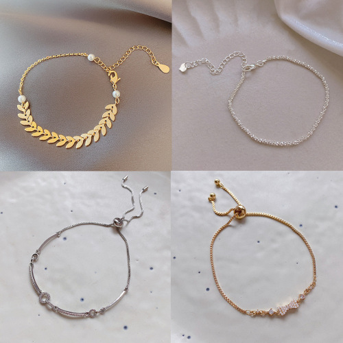 Ins style new super fairy love titanium steel bracelet women's niche versatile light luxury high-end couple style hand jewelry wholesale