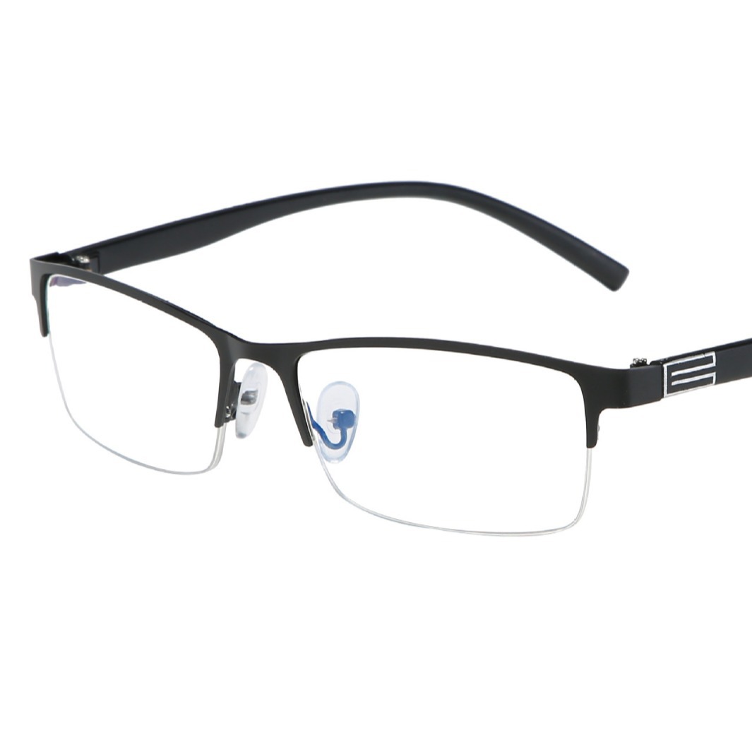 Fotoscopia multifocal gafas de edad medio marco hombre anti-luz azul transfronteriza marco de gafas de edad clásica