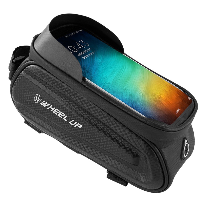 Bolsa de bicicleta de primavera y verano nueva bolsa delantera de bicicleta de montaña bolsa de tubo superior bolsa de sillín de pantalla táctil impermeable equipo de equitación bolsa de coche