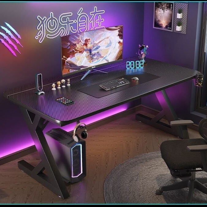 Computer Desk, Student Study Desk, Office Desk, Simple Modern Desk, Home Bedroom, Gaming Room, Carbon Fiber Gaming Desk Computer Desk, Student Study Desk, Office Desk, Simple Modern Desk, Home Bedroom, Gaming Room, Carbon Fiber Gaming Desk