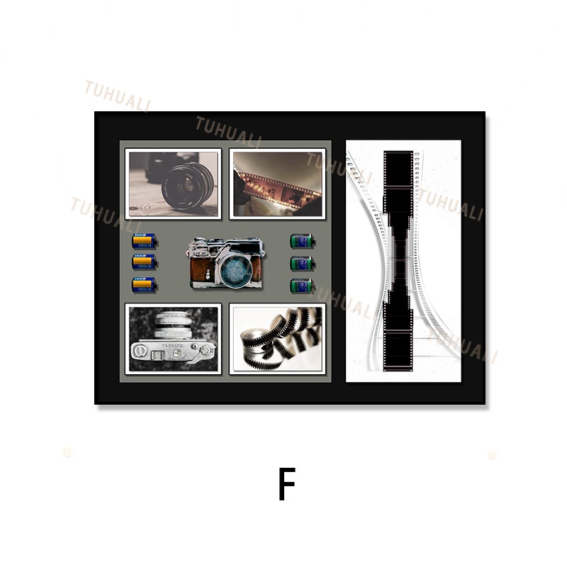 Cámara de Pintura Decorativa tiro estéreo Cámara película real pintura pasillo dormitorio pintura decorativa sala de estar colgando pintura