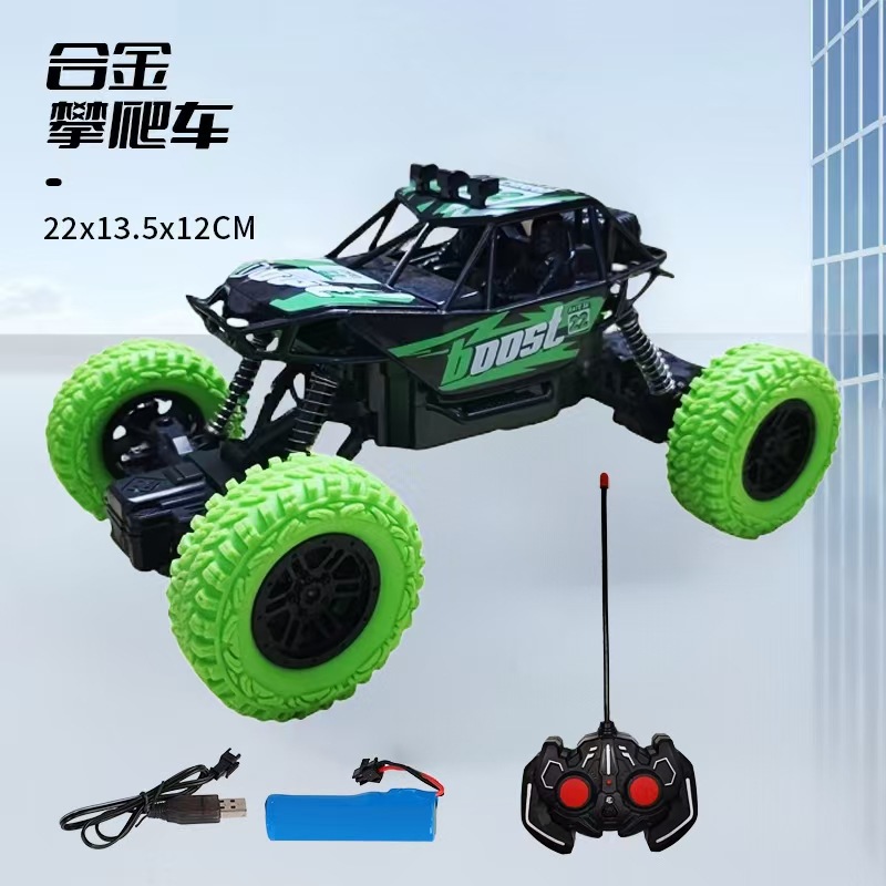 Selección estricta aleación escalada montaña Bigfoot monstruo de cuatro ruedas motrices control remoto coche modelo de juguete vehículo todoterreno escalada coche Niños control remoto