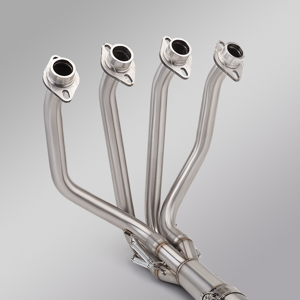Suitable for Motorcycle Chunfeng 500Sr Modification, Front Section of Exhaust Pipe, Non-Destructive Installation, Connected to the Original Exhaust Tail Section