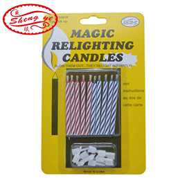 跨境魔术整蛊整人玩具道具吹不灭蜡烛 MAGIC RELIGHTING CANDLES