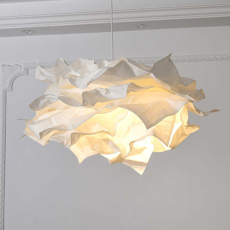 Nordic cloud bedroom Chandelier Creative Personality B & B clothing store lamps Japanese study art Cluning lampshade