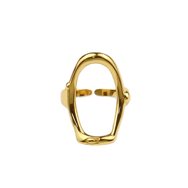 Korean style college style fashion hollow open ring wholesalepicture5