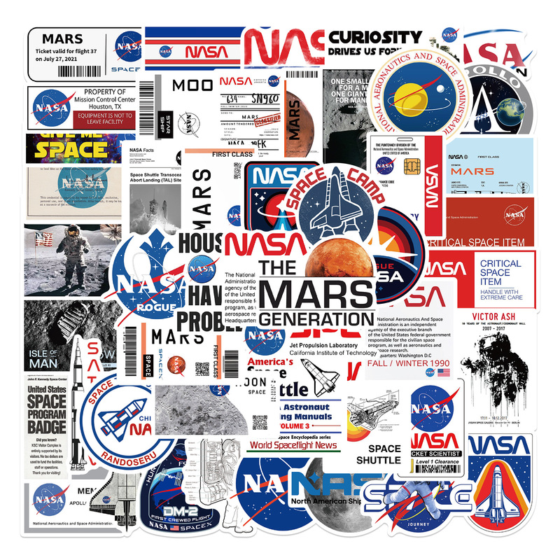 50 Cartoon Space Station Astronaut Graffiti Stickers Decorative Luggage Water Cup Guitar Waterproof DIY Available for Wholesale 50 Cartoon Space Station Astronaut Graffiti Stickers Decorative Luggage Water Cup Guitar Waterproof DIY Available for Wholesale