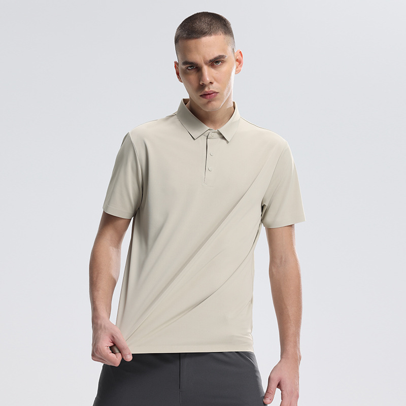 Polo de secado rápido para exteriores, ropa de trabajo urbana para hombre, top deportivo para senderismo y montañismo, pantalón corto informal transpirable antiarrugas de manga corta