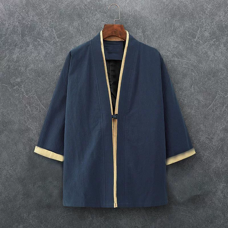 Китайский стиль мужской чайный костюм Китайский улучшенный костюм