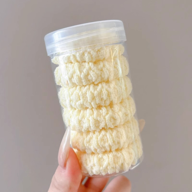 Toalla coreana anillo de cabello de mujer alta elástica correa de correa durable cabello de cabello de adultos de cola de caballo alta cabello de cabello de cabello