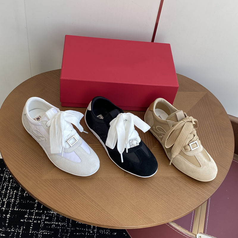 【Ding Edition】2025 New Rv Dexun Shoes for Women, Same Style as Tan Jianci, Versatile Casual Forrest Gump Shoes, Soft Sports Shoes
