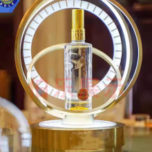 不锈钢高档白酒酒架 高端洋酒陈列酒架酒吧酒具用品 白酒发光酒座
