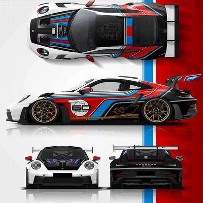 Auto Color Change Film, Suitable for Ford Mondeo, Mustang, Edge - racing-car-customization-series-pvc-material