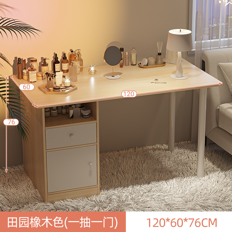 Comedor de tocador, escritorio de almacenamiento, dormitorio moderno y minimalista, casa de alquiler pequeña, mesas de maquillaje de estilo en línea