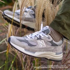 莆田ハイバージョン NB992 グレイズグレー男性と女性のスポーツジョギングシューズ純粋なオリジナルアメリカ製 nb993 バスケットボールお父さん靴