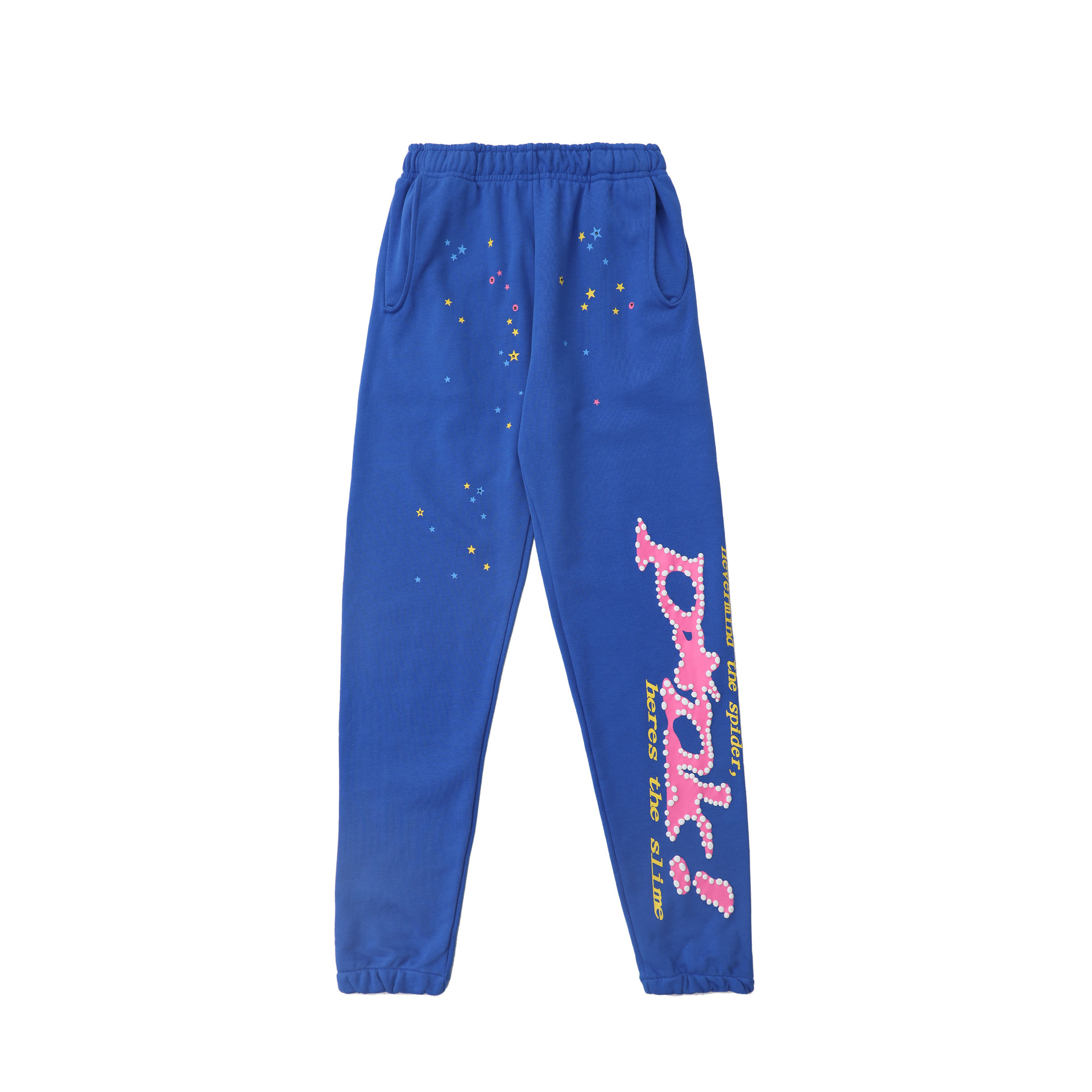 Sp5der P*NK Sweatpants Blue