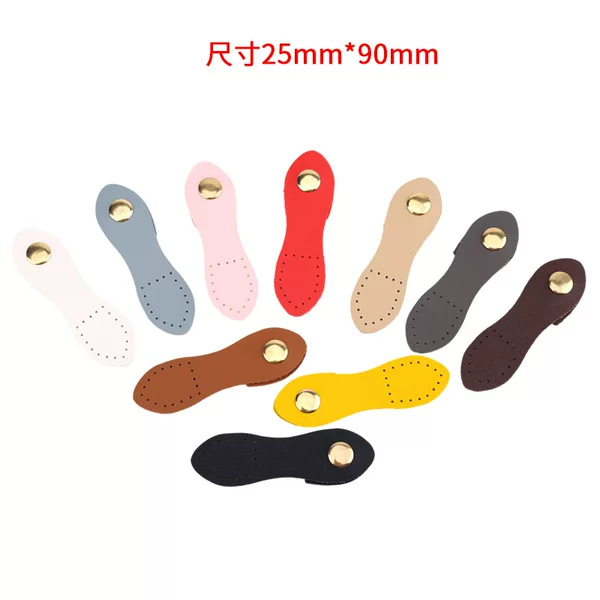 Multicolor Leather Buckle Luggage Hardware Accessories DIY Handmade Bag Universal Leather Buckle Lock 9X2.5Cm Gourd-Shaped Buckle