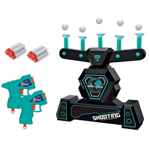 Electric suspended flying ball target, luminous toy gun dart target, soft bullet shooting toy cross-border shooting game gun