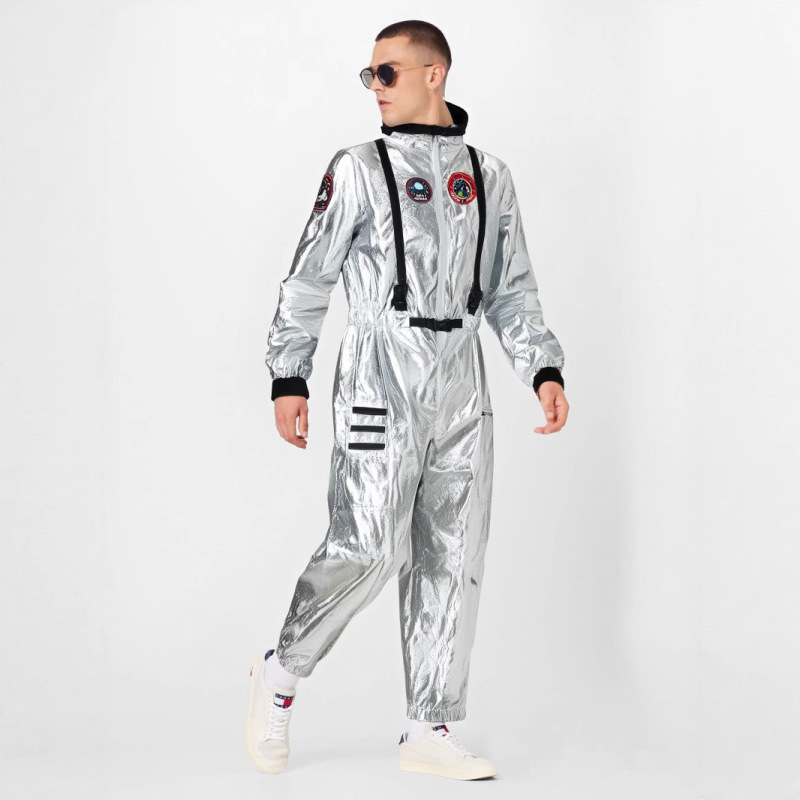 cosplay宇航员服装太空人连体衣太空服情侣飞行员万圣节服装派对|undefined